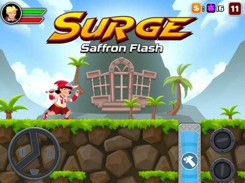 Surge Saffron Flash Gameplay Screenshot